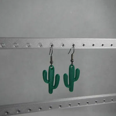 Bông tai hình xương rồng thời trang cho phái đẹp