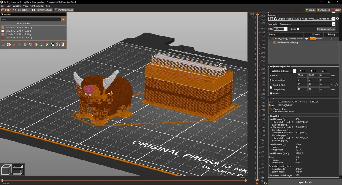 Bò cao nguyên trẻ nhỏ nhiều màu sắc - MMU - Image 5