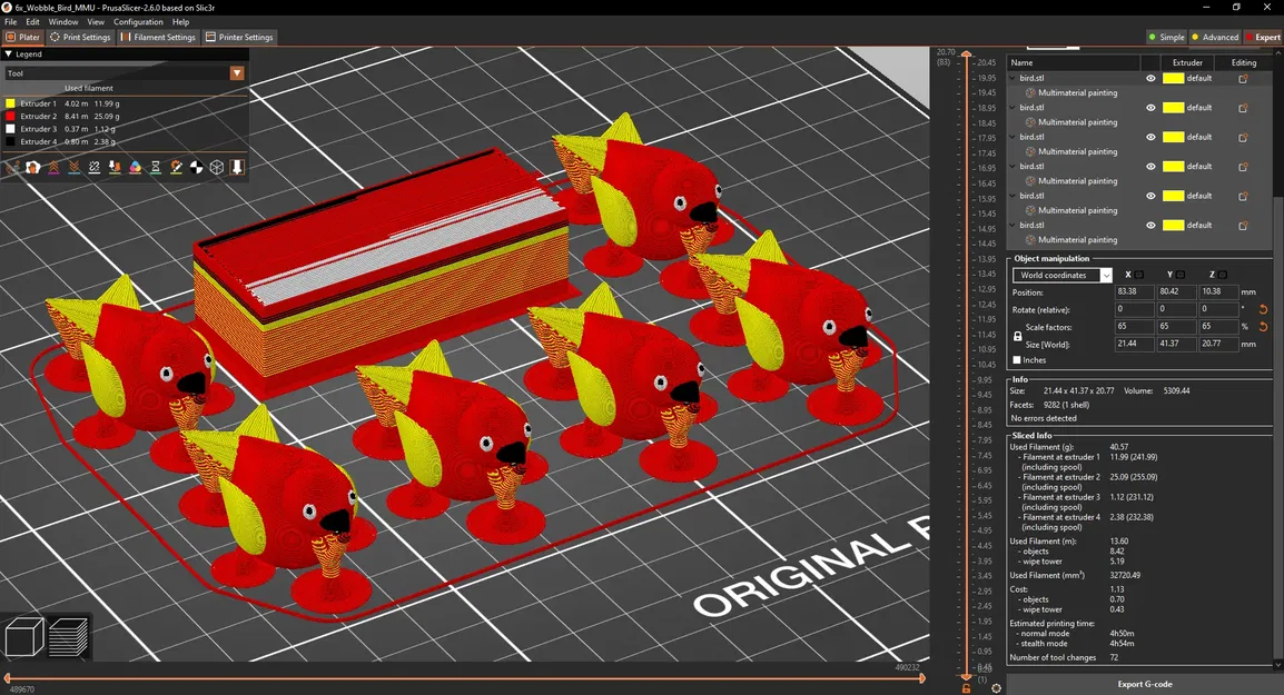 Chim Wobble dễ thương với màu sắc đa dạng cho MMU - Image 2