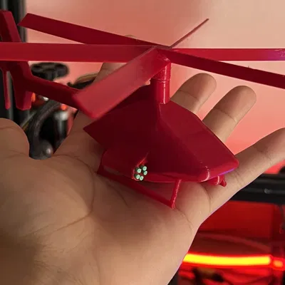 Máy bay trực thăng in tại chỗ độc đáo