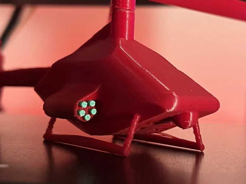 Máy bay trực thăng in tại chỗ độc đáo - Image 4