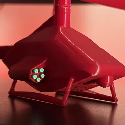 Máy bay trực thăng in tại chỗ độc đáo