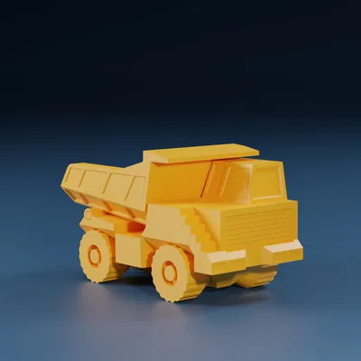 Xe ben in ngay tại chỗ cho mô hình 3D