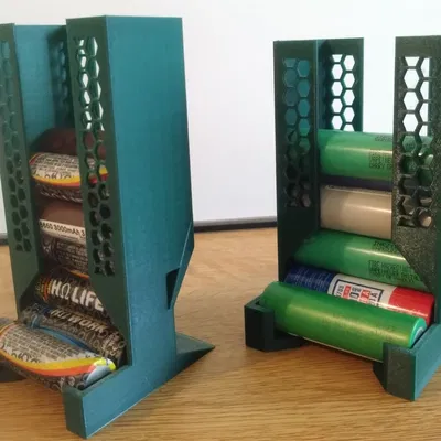 Bộ phân phối pin 18650 và 21700 kiểu xếp chồng đôi