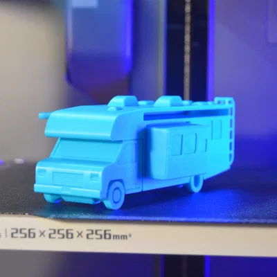 Xe nhà di động in tại chỗ không cần lắp ráp