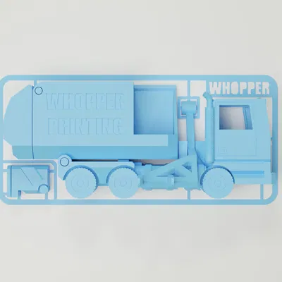 Thẻ bài xe tải in 3D với độ bám giường tốt hơn