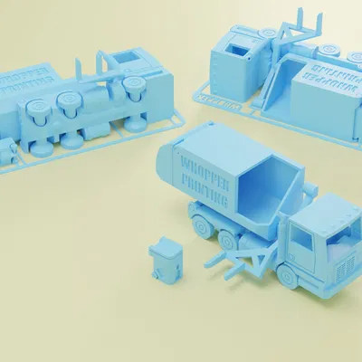 Thẻ bài xe tải in 3D với độ bám giường tốt hơn