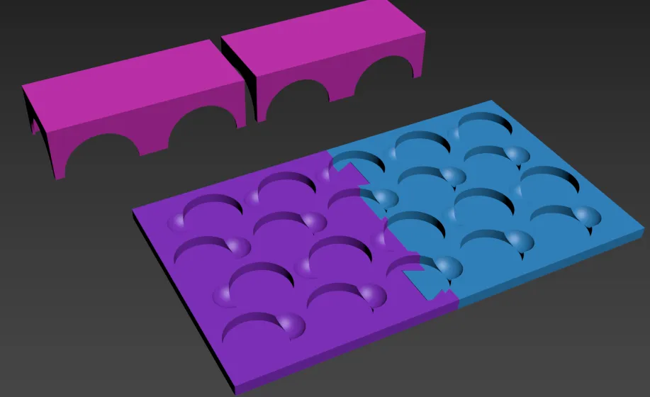 Khay Manta Ray với các bộ phận điều chỉnh cho máy in nhỏ - Image 1