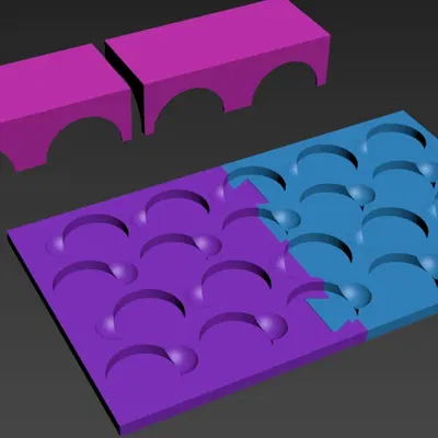 Khay Manta Ray với các bộ phận điều chỉnh cho máy in nhỏ