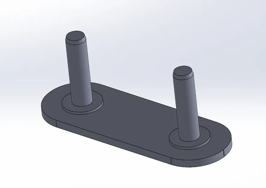 Giá đỡ không cần ốc vít cho thanh móc bên IKEA PAX - Image 2