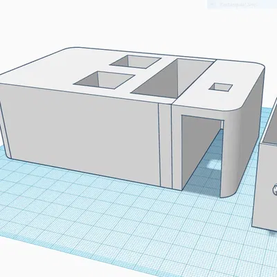 Giá đỡ bút thông minh tích hợp ngăn chứa