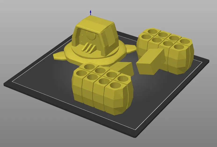 Giá đỡ pin hình tên lửa độc đáo cho pin AA và AAA - Image 3