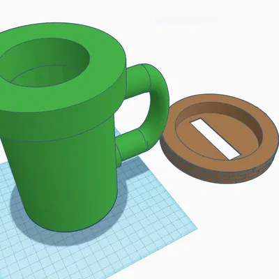 Cốc Mario kèm đế lót thú vị