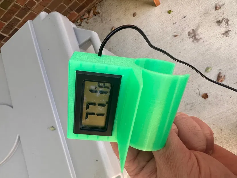 Giá đỡ đồng hồ đo nhiệt độ cho máy làm lạnh Grizzly 400 - Image 2