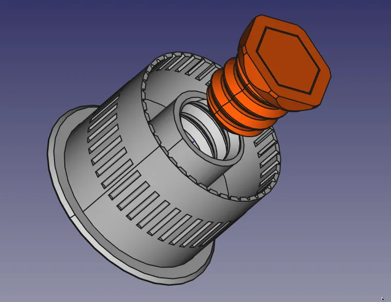 Giá đỡ ống từ cuộn Prusament tái chế gắn tường - Image 2