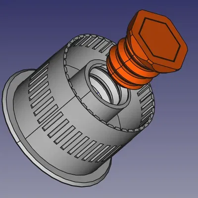 Giá đỡ ống từ cuộn Prusament tái chế gắn tường