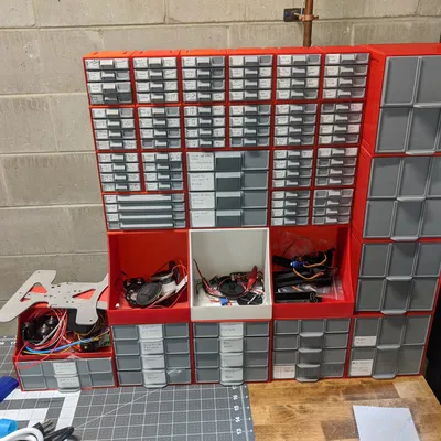 Hộp lưu trữ điện trở xếp chồng nhiều kích thước