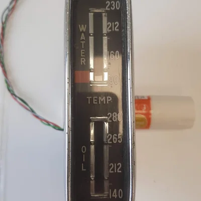 Bảng chuyển đổi nhiệt độ nước/dầu cho Volvo P1800