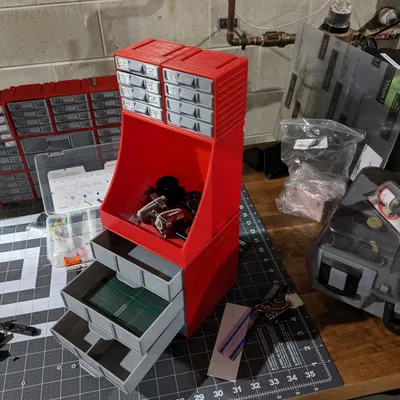 Hộp lưu trữ điện trở xếp chồng nhiều kích thước