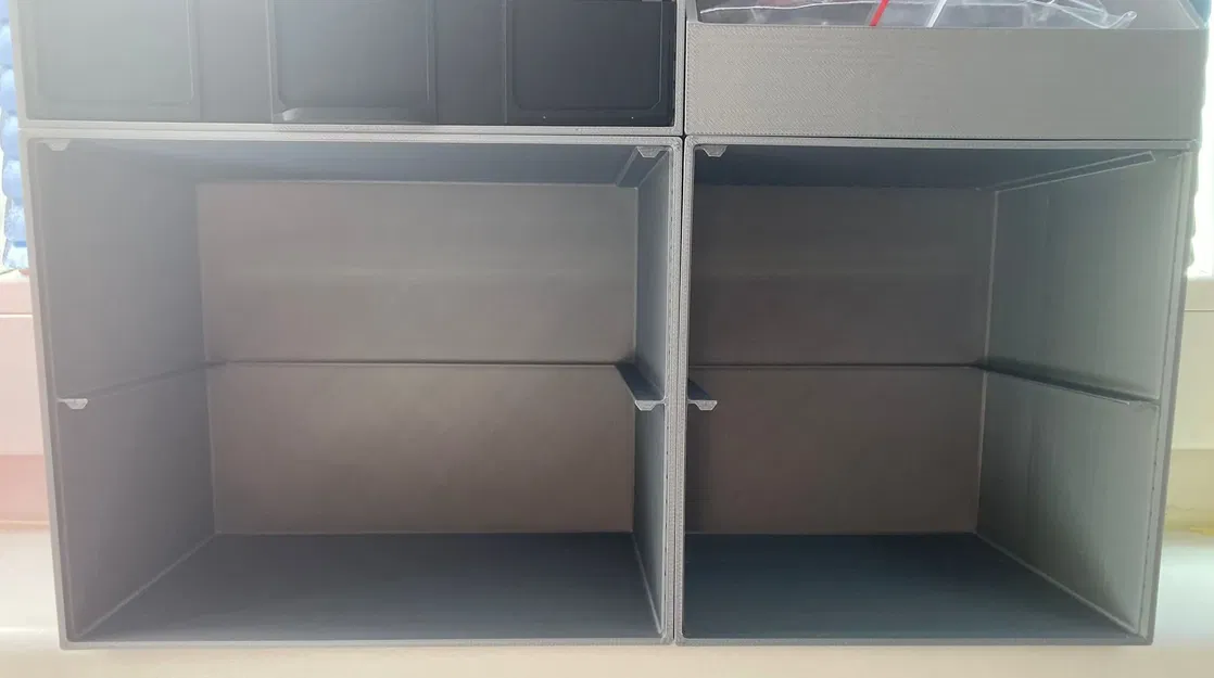 Hộp lưu trữ xếp chồng nhiều kích cỡ với ngăn kéo lớn - Image 5