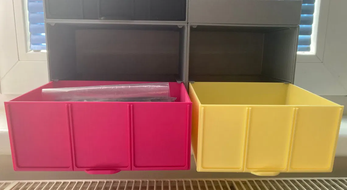 Hộp lưu trữ xếp chồng nhiều kích cỡ với ngăn kéo lớn - Image 6