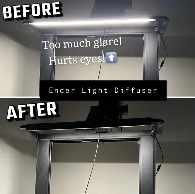 Bộ khuếch tán ánh sáng cho máy in Ender 3 S1 - Image 1