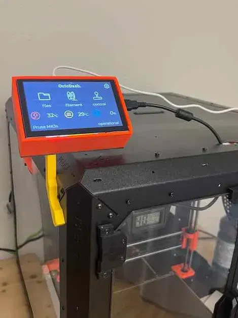 Giá đỡ cho RPI4 và màn hình 5 inch trong hộp Prusa - Image 1