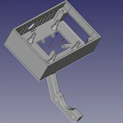 Giá đỡ cho RPI4 và màn hình 5 inch trong hộp Prusa