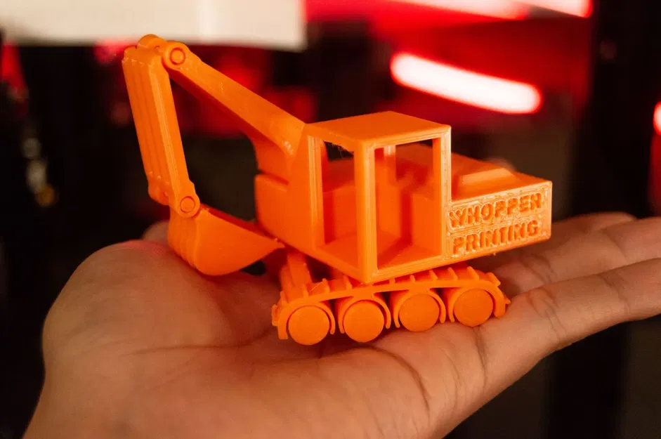 Xe đào in tại chỗ Trenchy cho mô hình in 3D - Image 1