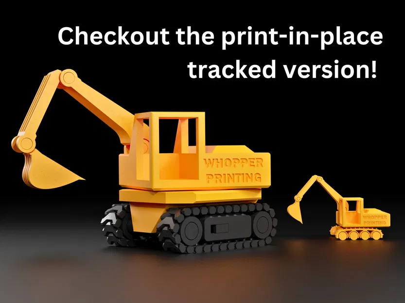 Xe đào in tại chỗ Trenchy cho mô hình in 3D - Image 2