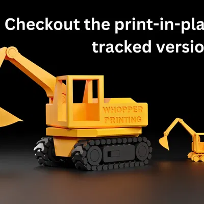 Xe đào in tại chỗ Trenchy cho mô hình in 3D