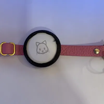 Kẹp cổ áo cho mèo AirTag bằng TPU linh hoạt