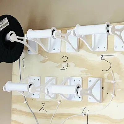 Giá đỡ cuộn filament gắn tường với vòng bi 6001-2RS