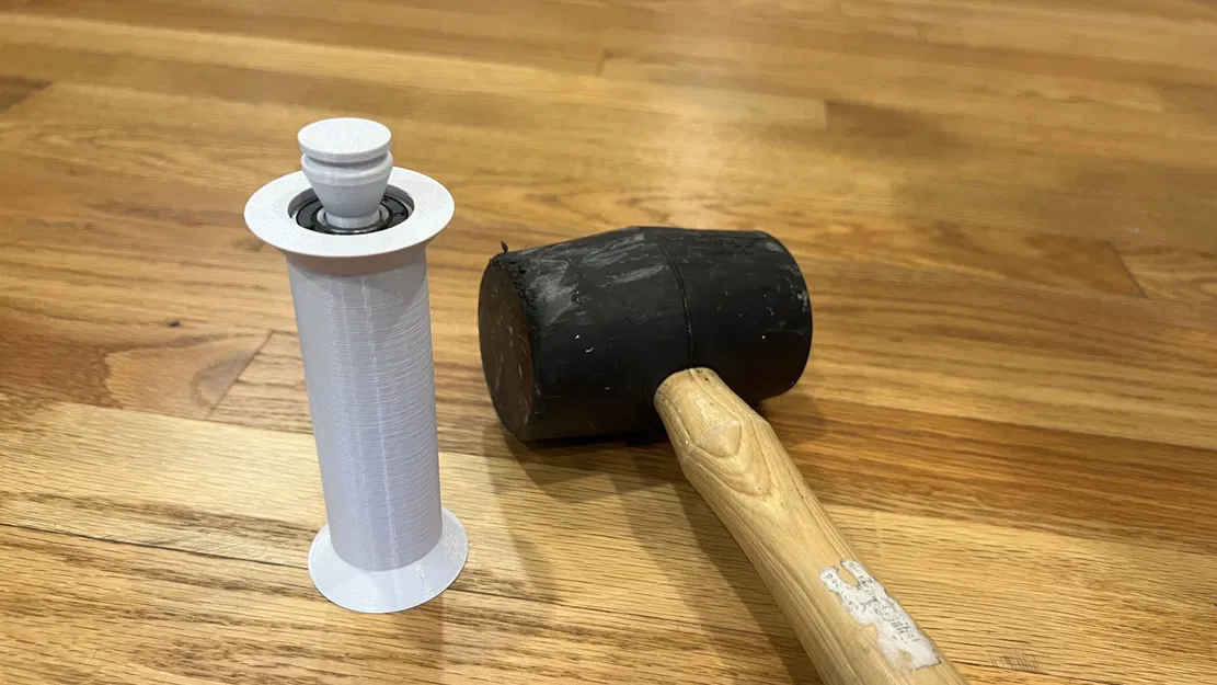 Giá đỡ cuộn filament gắn tường với vòng bi 6001-2RS - Image 6