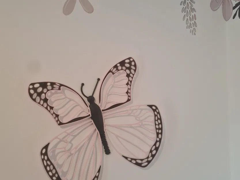 Nghệ thuật treo tường bướm trang trí cho in FDM - Image 3