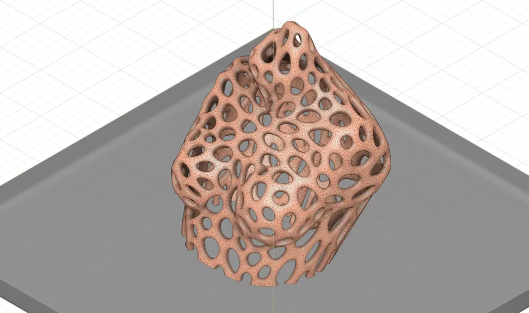 Tượng bán thân phụ nữ hồng báo phong cách Voronoi - Image 2