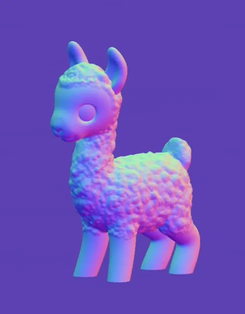 Thú cưng bàn làm việc hình alpaca con dễ thương - Image 2