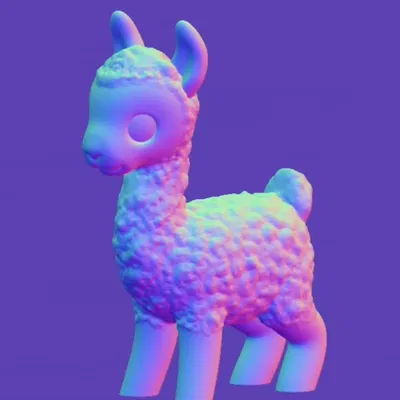 Thú cưng bàn làm việc hình alpaca con dễ thương