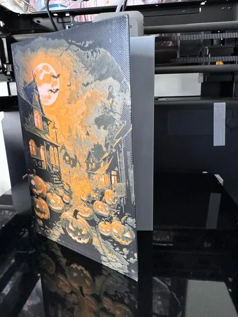 Thẻ chúc mừng Halloween hình ngôi nhà ma quái với bí ngô - Image 2