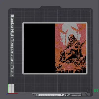 Thiệp chúc mừng Halloween với bộ xương chơi guitar