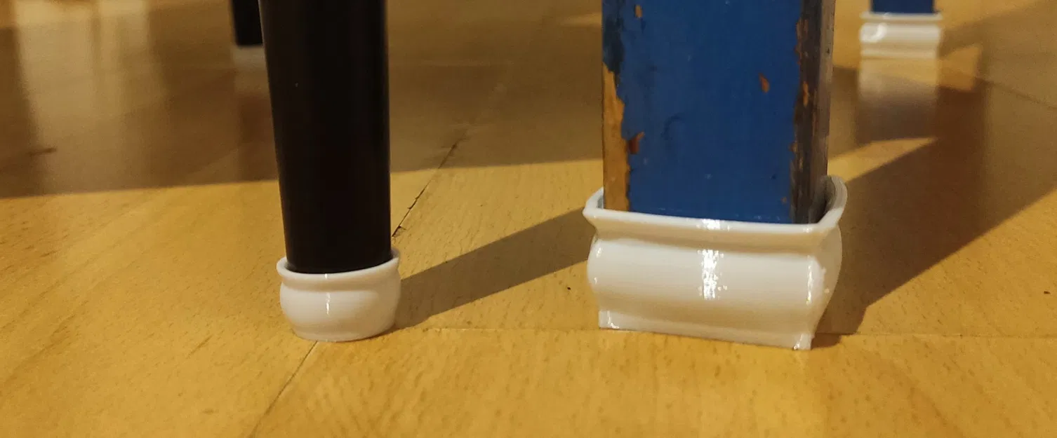 Bộ đệm chân ghế hình tròn và vuông cho in 3D - Image 2