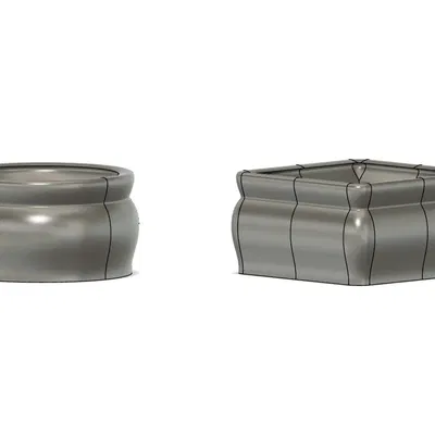 Bộ đệm chân ghế hình tròn và vuông cho in 3D