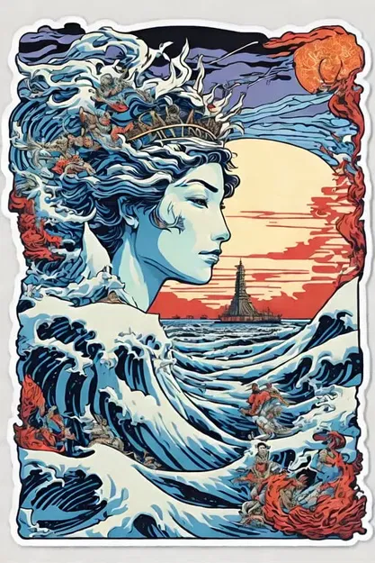 Nữ thần biển cả - Mô hình in 3D từ Hueforge - Image 2