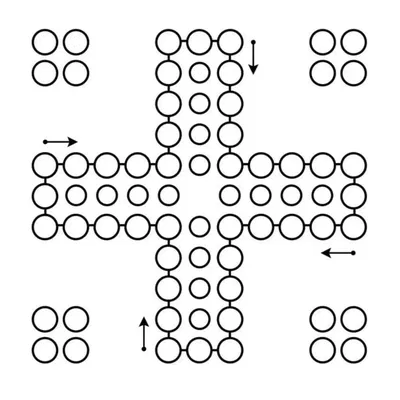 Bàn chơi Človeče nezlob sa cho trò chơi board game