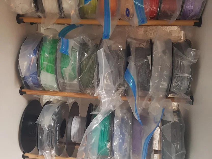 Giá đỡ cho thanh tròn trong tổ chức cuộn filament - Image 1