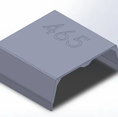 Nắp trước cho máy hiện sóng Tektronix 465