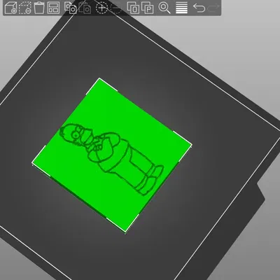 Chân dung 2D các thành viên gia đình Simpsons