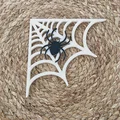 Trang trí cửa sổ mạng nhện cho Halloween - Thumbnail 1