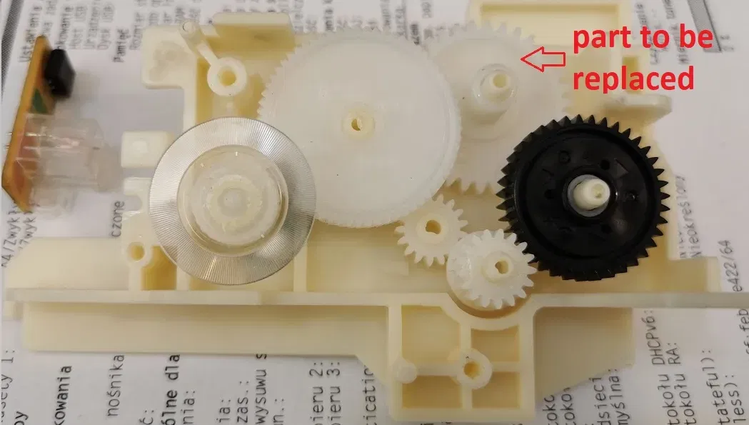Bánh răng cho mô-đun motor PICKUP ASSY (Casette 2) EPSON WF-7210 - Image 5