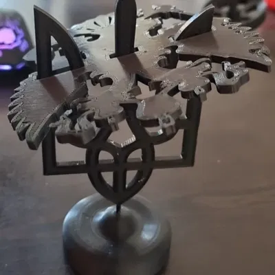 Trizub Ukraine với đế để đặt trên bàn